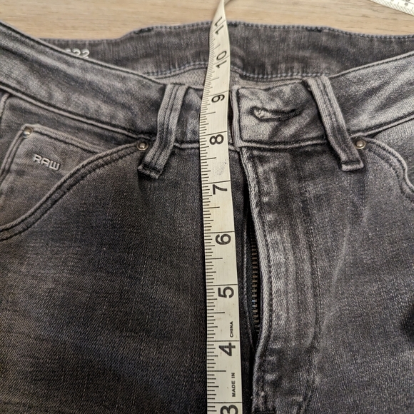 Nwt, G-star 5622 custom mid skinny jeans in Largo, zip knee, 25 x 34 - Picture 3 of 9